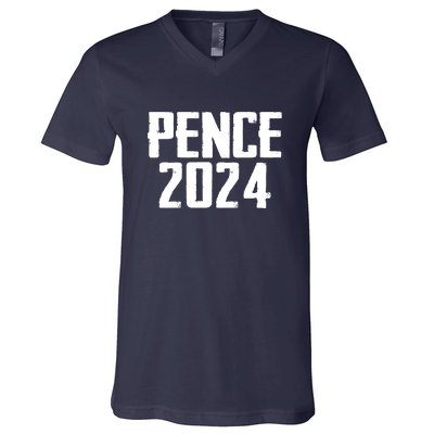 Mike Pence 2024 For President Mike Pence 2024 V-Neck T-Shirt