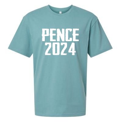 Mike Pence 2024 For President Mike Pence 2024 Sueded Cloud Jersey T-Shirt