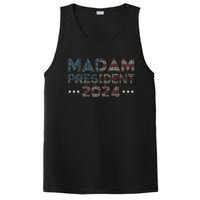 Madam President 2024 Pro Kamala Harris Retro Vintage Flag PosiCharge Competitor Tank