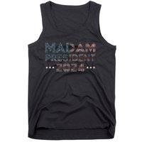 Madam President 2024 Pro Kamala Harris Retro Vintage Flag Tank Top