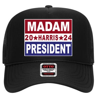 Madam President 2024 High Crown Mesh Back Trucker Hat