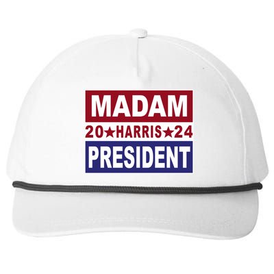 Madam President 2024 Snapback Five-Panel Rope Hat