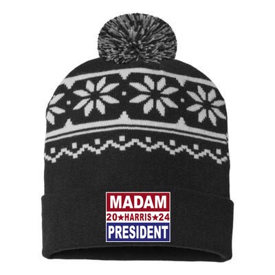 Madam President 2024 USA-Made Snowflake Beanie