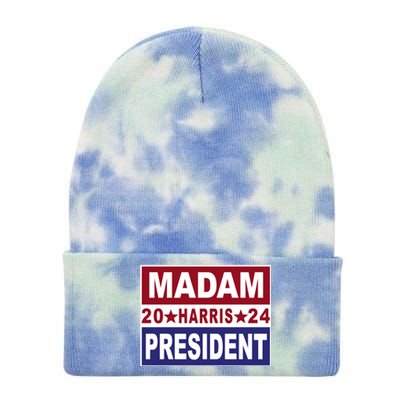 Madam President 2024 Tie Dye 12in Knit Beanie