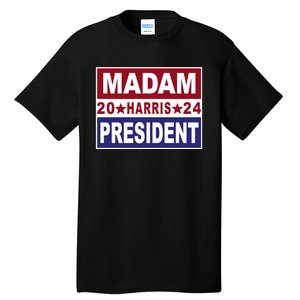 Madam President 2024 Patriotic Print Tall T-Shirt