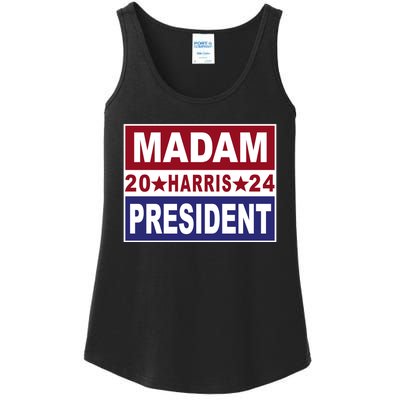 Madam President 2024 Patriotic Print Ladies Essential Tank