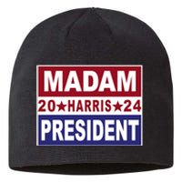 Madam President 2024 Patriotic Print Sustainable Beanie