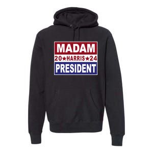 Madam President 2024 Patriotic Print Premium Hoodie