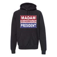 Madam President 2024 Patriotic Print Premium Hoodie