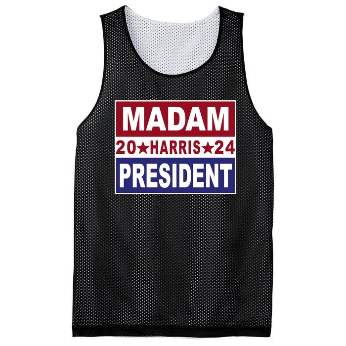 Madam President 2024 Patriotic Print Mesh Reversible Basketball Jersey Tank