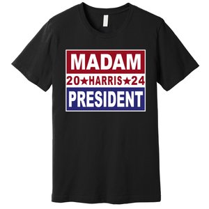 Madam President 2024 Patriotic Print Premium T-Shirt