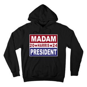 Madam President 2024 Patriotic Print Tall Hoodie