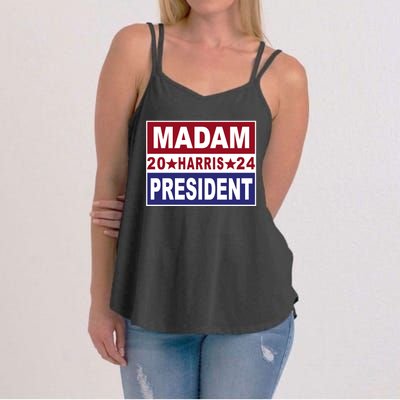 Madam President 2024 Patriotic Print Women's Strappy Tank