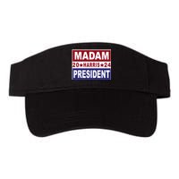 Madam President 2024 Patriotic Print Valucap Bio-Washed Visor