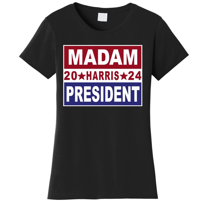 Madam President 2024 Patriotic Print Women's T-Shirt