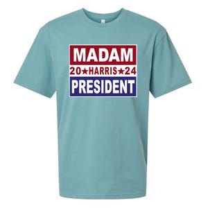 Madam President 2024 Patriotic Print Sueded Cloud Jersey T-Shirt