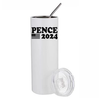 Mike Pence 2024 For President Mike Pence 2024 Stainless Steel Tumbler