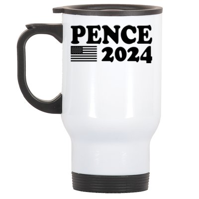 Mike Pence 2024 For President Mike Pence 2024 Stainless Steel Travel Mug