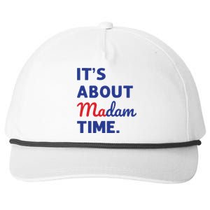 Madam President 2024 Its About Madam Time Snapback Five-Panel Rope Hat