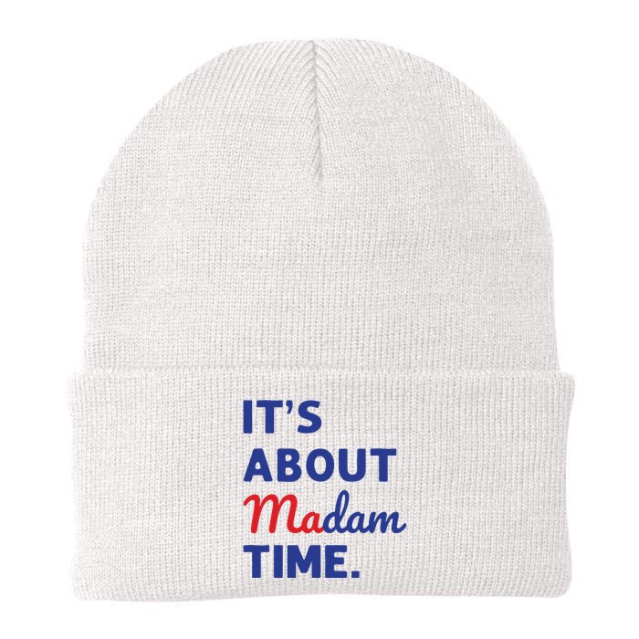 Madam President 2024 Its About Madam Time Knit Cap Winter Beanie