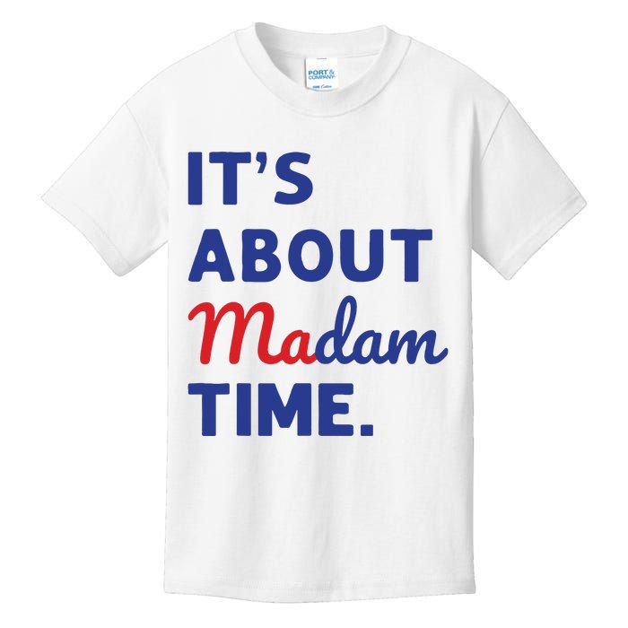 Madam President 2024 Its About Madam Time Kids T-Shirt