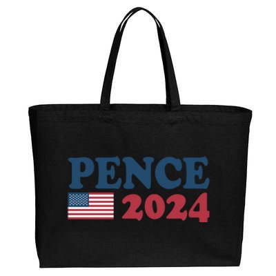 Mike Pence 2024 For President Mike Pence 2024 Cotton Canvas Jumbo Tote