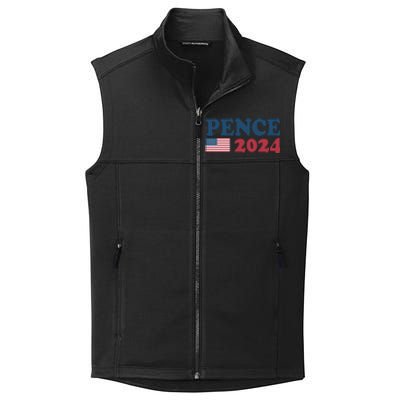 Mike Pence 2024 For President Mike Pence 2024 Collective Smooth Fleece Vest