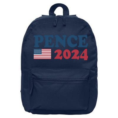 Mike Pence 2024 For President Mike Pence 2024 16 in Basic Backpack