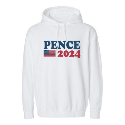 Mike Pence 2024 For President Mike Pence 2024 Garment-Dyed Fleece Hoodie