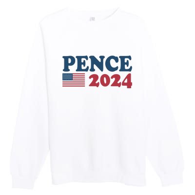 Mike Pence 2024 For President Mike Pence 2024 Premium Crewneck Sweatshirt