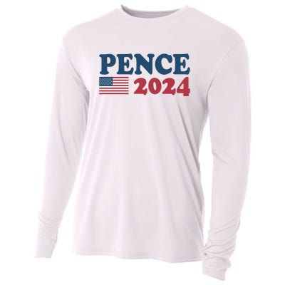 Mike Pence 2024 For President Mike Pence 2024 Cooling Performance Long Sleeve Crew