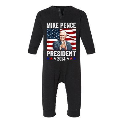 Mike Pence 2024 American Presidential Election 2024 USA Infant Fleece One Piece