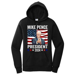 Mike Pence 2024 American Presidential Election 2024 USA Women's Pullover Hoodie