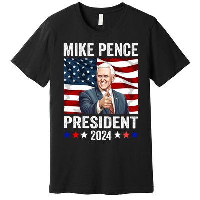 Mike Pence 2024 American Presidential Election 2024 USA Premium T-Shirt