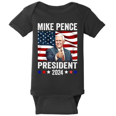 Mike Pence 2024 American Presidential Election 2024 USA Baby Bodysuit