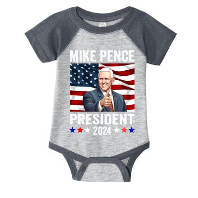 Mike Pence 2024 American Presidential Election 2024 USA Infant Baby Jersey Bodysuit