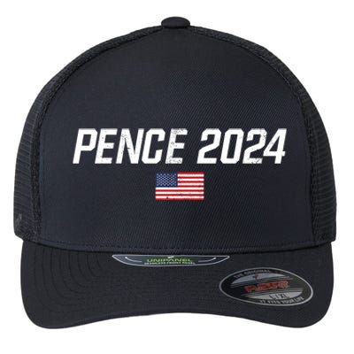 Mike Pence 2024 For President Mike Pence 2024 Flexfit Unipanel Trucker Cap