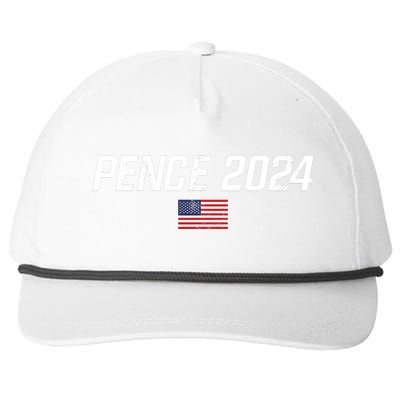 Mike Pence 2024 For President Mike Pence 2024 Snapback Five-Panel Rope Hat