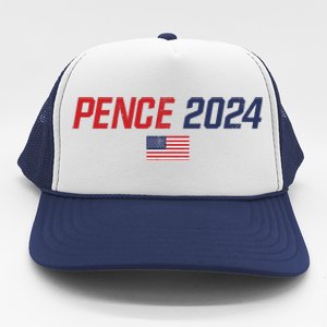 Mike Pence 2024 For President Mike Pence 2024 Trucker Hat