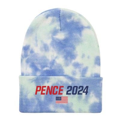 Mike Pence 2024 For President Mike Pence 2024 Tie Dye 12in Knit Beanie