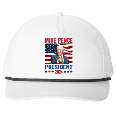 Mike Pence 2024 American Presidential Election 2024 USA Snapback Five-Panel Rope Hat