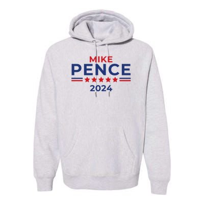 Mike Pence 2024 American Presidential Election 2024 USA Premium Hoodie