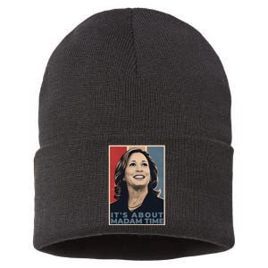 Madam President 2024 ItS About Madam Time Sustainable Knit Beanie