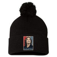 Madam President 2024 ItS About Madam Time Pom Pom 12in Knit Beanie