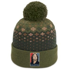 Madam President 2024 ItS About Madam Time The Baniff Cuffed Pom Beanie