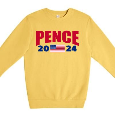 Mike Pence 2024 American Presidential Election 2024 USA Premium Crewneck Sweatshirt