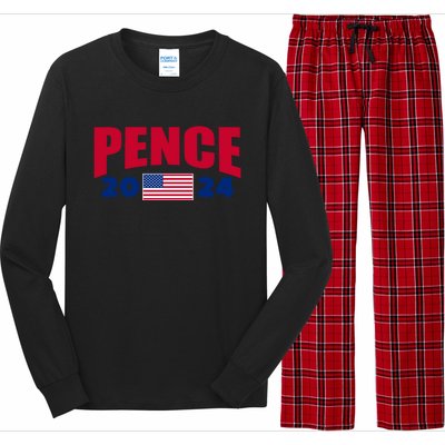 Mike Pence 2024 American Presidential Election 2024 USA Long Sleeve Pajama Set