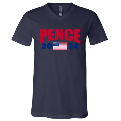 Mike Pence 2024 American Presidential Election 2024 USA V-Neck T-Shirt