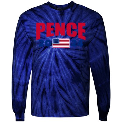 Mike Pence 2024 American Presidential Election 2024 USA Tie-Dye Long Sleeve Shirt