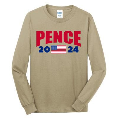 Mike Pence 2024 American Presidential Election 2024 USA Tall Long Sleeve T-Shirt